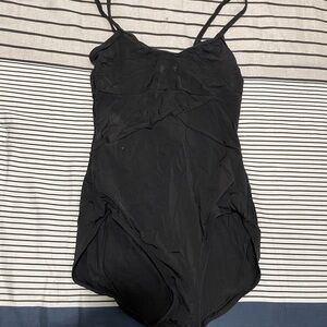 Black Spaghetti Strap Harmonie BodyWear